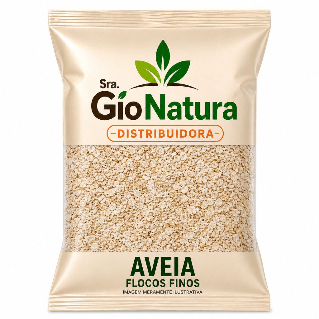 Aveia em Flocos Finos Premium 5Kg 4Kg 3Kg 2Kg