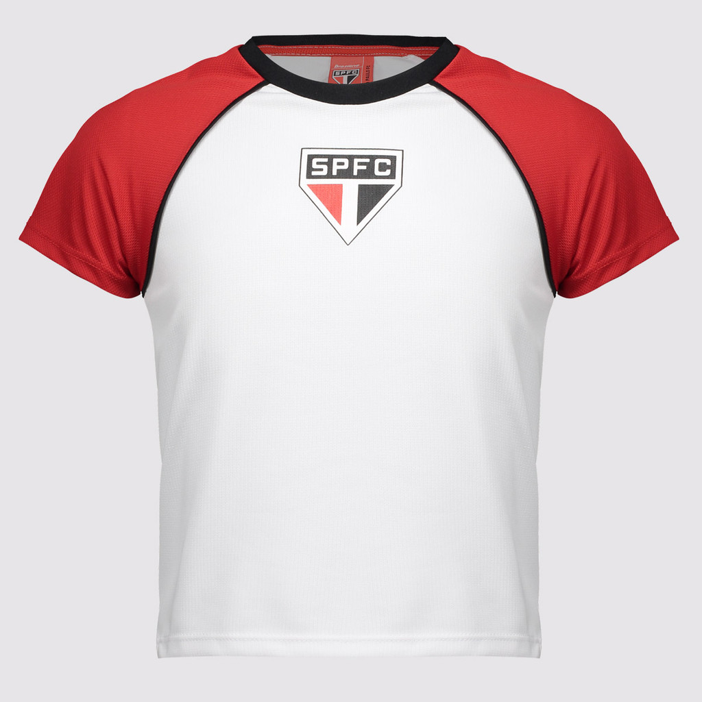 Camisa São Paulo Disparar Infantil Branca