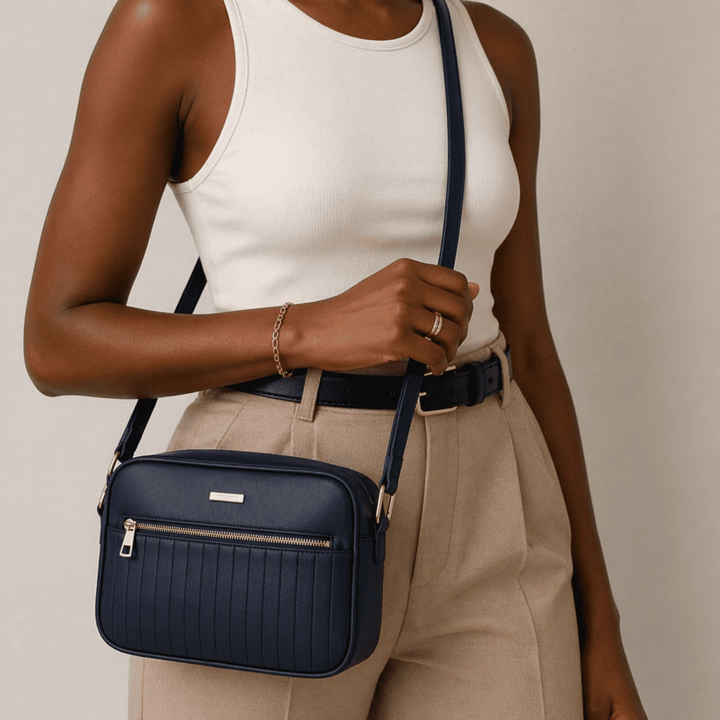 Bolsa Feminina Transversal Pequena Espaçosa Com Divisórias Shoulder Bag Premium