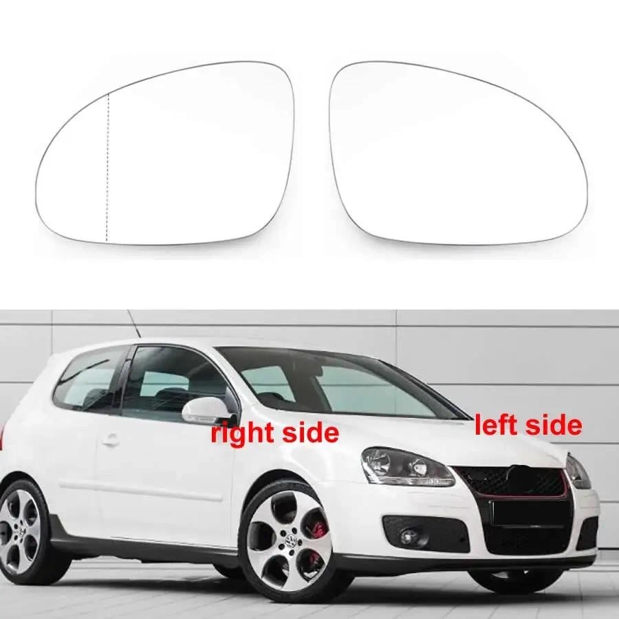 Para Volkswagen VW Golf 5 2008 2009 2010 Aquecimento Espelhos Laterais Do Carro Lente Porta Asa Espelho Retrovisor Vidro