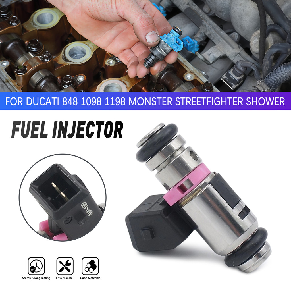 Peças De Motocicleta Injetor De Combustível Assy Para DUCATI 848 1098 1198 MONSTER STREETFIGHTER Chuveiro Oem : Iwp189 2
