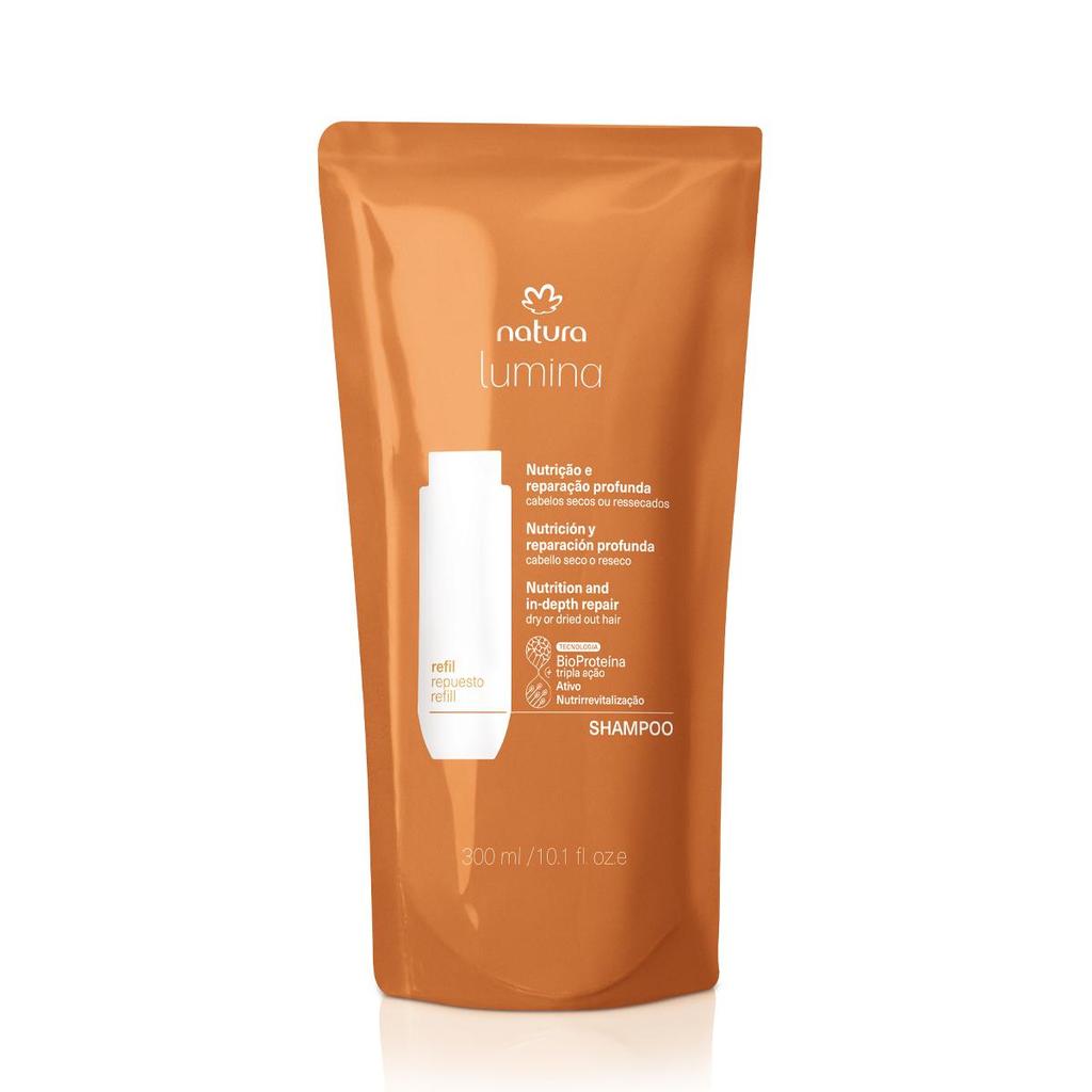 Refil Shampoo Nutritivo Cabelos Secos ou Ressecados Lumina