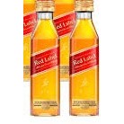 MINIATURA WHISKY RED LABEL 50ML KIT 2 UNIDADES