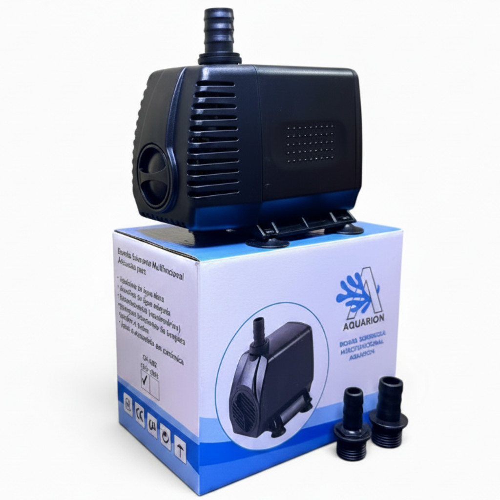 Bomba Submersa 3000L/H 3m 45W para Lago Aquário Fonte Cascata Água Doce e Salgada 110V ou 220V