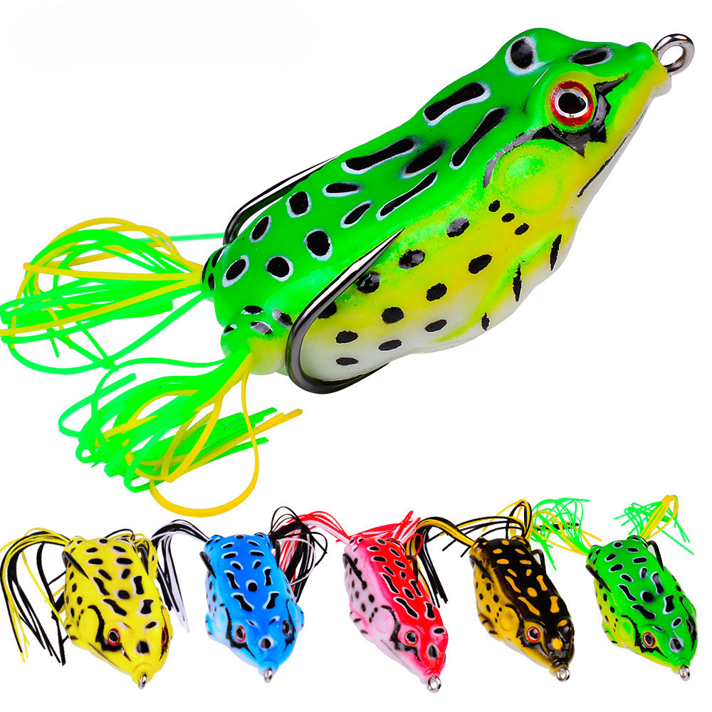 Isca Artificial Thunder Frog Isca Macia Alta Resistência para Peixes Grandes Pesca
