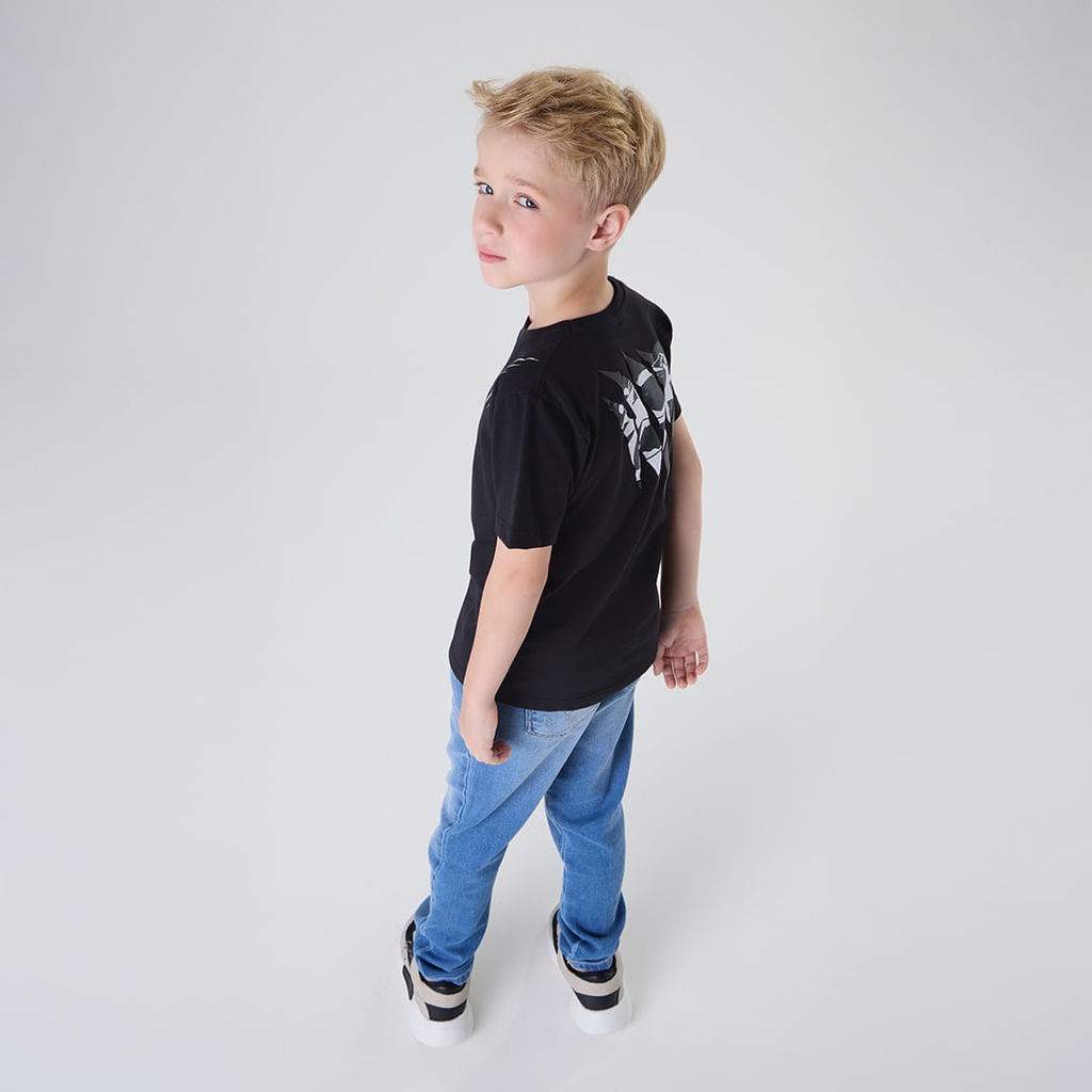 Camiseta Manga Curta Infantil Masculina Tigor T. Tigre