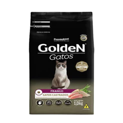 Ração pra Gatos Adultos Castrados Golden Frango 1kg