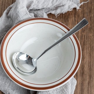 Grande casca de sopa pequena 2 tamanhos comendo macarrão beber sopa Desktop comida Congee colher sopa 304 colher de sopa