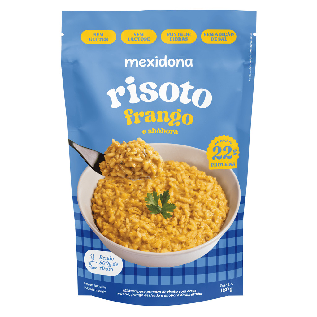 Risoto Proteico Frango 180g Mexidona Pronto Prático