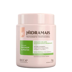 Creme Slimdetox Hidramais 1kg Massagem Profissional