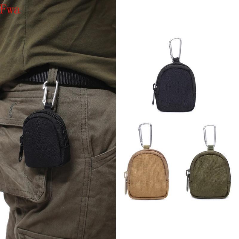 Fwa Wallet Holder Homens Moedas Bolsa Fone Ouvido Fivela