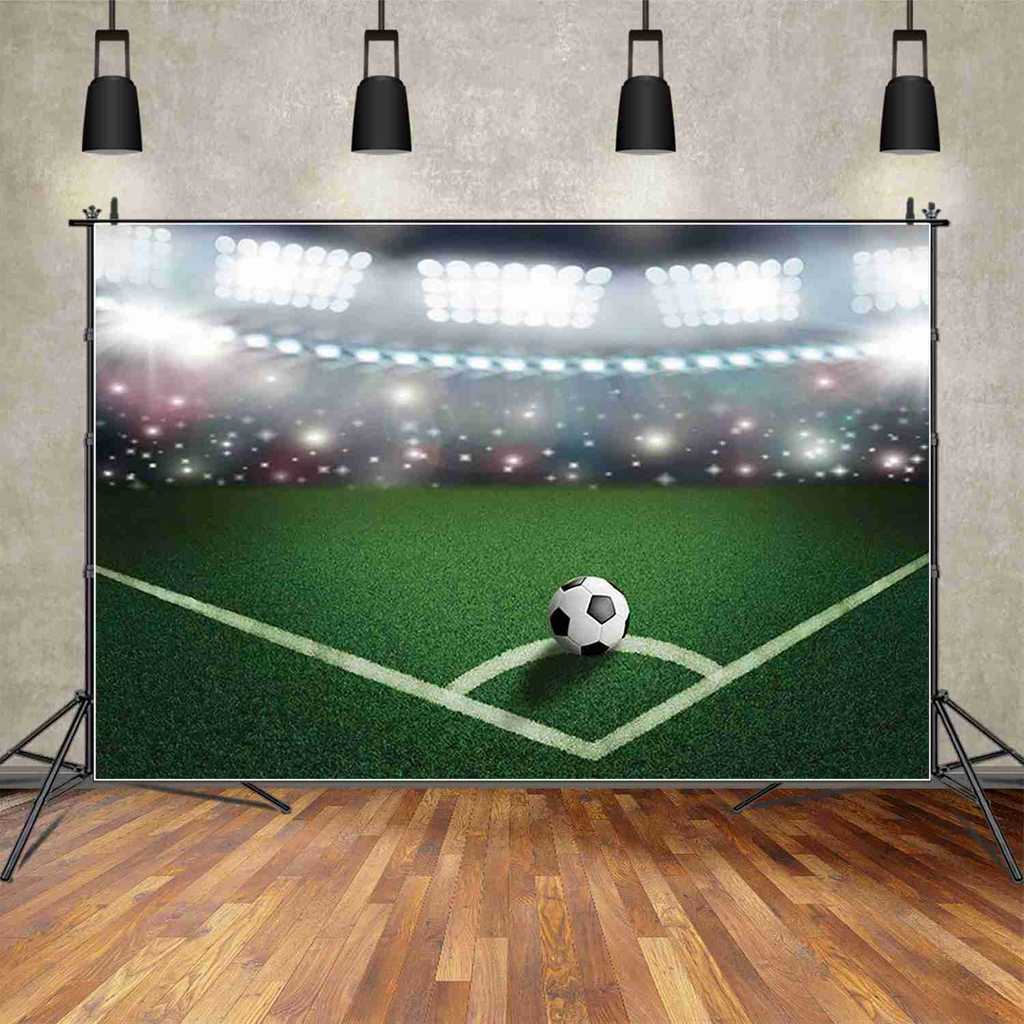 YHMJJ3949 YHMJJJ3949 Verde Inn Corte de Futebol Fundo Pano Fundo Tapeçaria Digital Jogo de Bola Decoração de Corte Espor