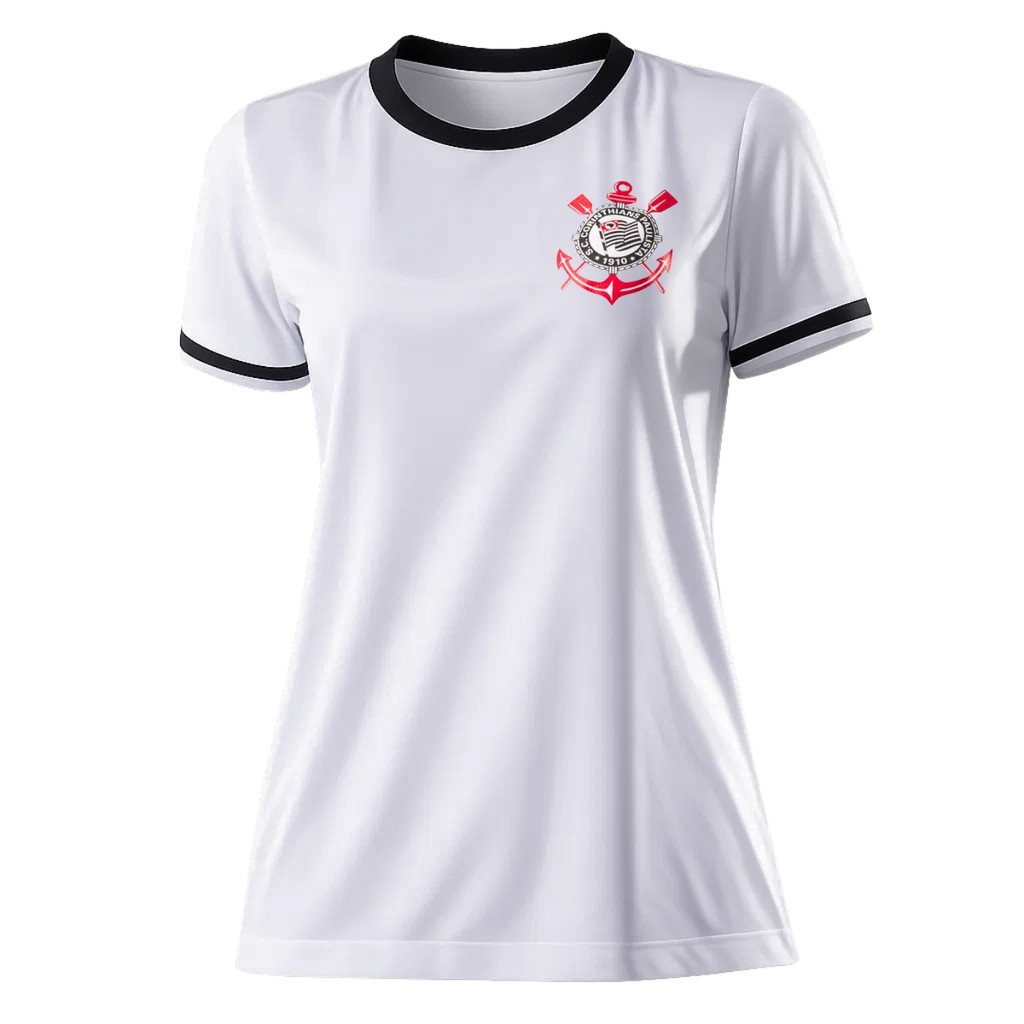 Camisa Feminina Corinthians Lumina Licenciada