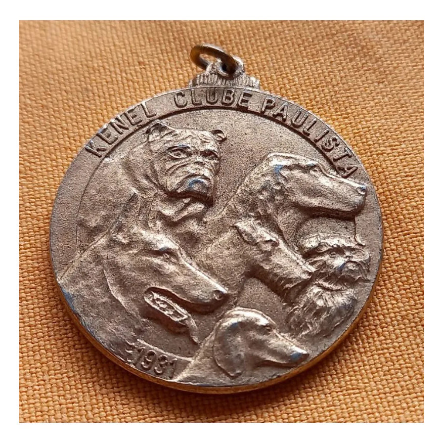 Medalha Kenel Clube Paulista 1979. Elimatec Moedas Antigas.