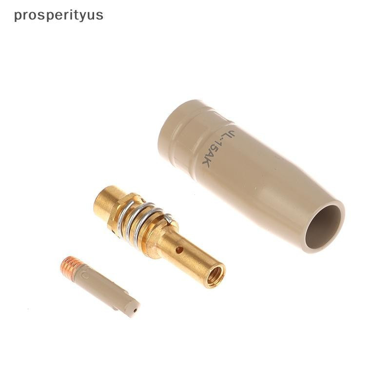 [prosperityus] 3 Unidades/Conjunto 0.8/1.0/1.2 Mm Suporte De Ponta De Bico De Gás Para Tocha De Soldagem MIG MAG 15AK No