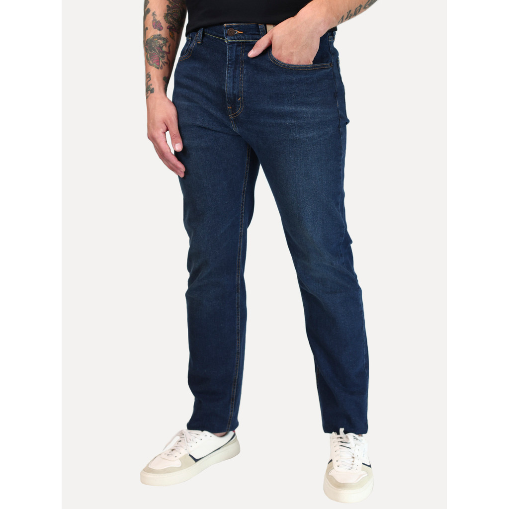 Calça Levis Original Jeans Masculina 505 Regular Blue Dark