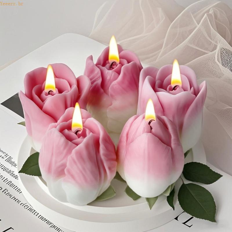 Tulipas Fundiçãos Moldes Flores Silicone Fazendo Fornecimento