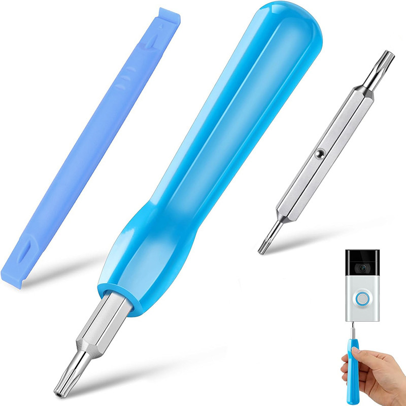 Conjunto De Chave De Fenda De Campainha De Vídeo 3 Unidades Torx De Segurança T6 T15 Para Kit De Ferramentas De Substitu