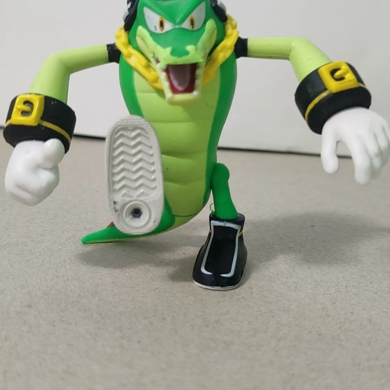 Modelos articulados: Decorações de figuras de Crocodilo Verde Sega, Mega Man, Sonic, Super Sonic Mouse