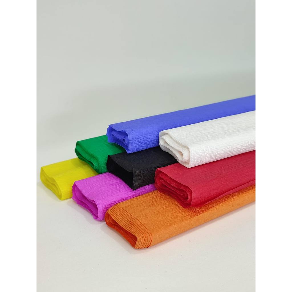 PAPEL CREPOM 48CM X 2M PACOTE COM 10 ROLOS
