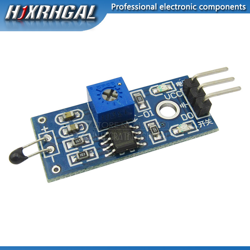 5 peças de módulo sensor térmico, módulo sensor de temperatura, sensor termistor para Arduino, novo hjxrhgal