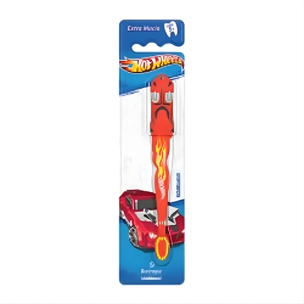 Escova Dental Infantil 3D Hot Whells Vermelho - Biotropic