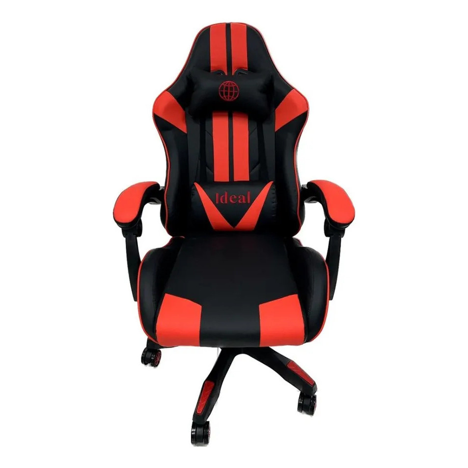 Cadeira De Escritório Ideal Cadeira Gamer  Ergonômica com base para os pés  Giratória Reclinável
