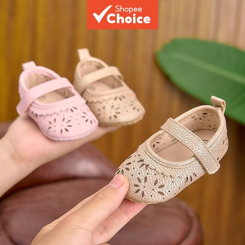 Sandálias Para Bebês Meninas De 0 A 2 Anos Com Bico Aberto Floral Casual Primavera Outono