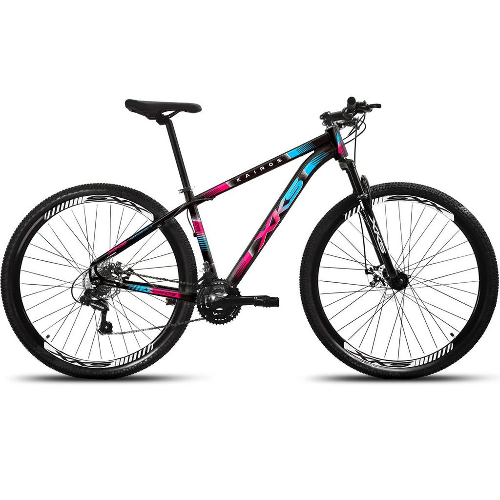 BICICLETA ARO 29 ALUMINIO KAIROS FREIO A DISCO 21 MARCHAS SHIMANO