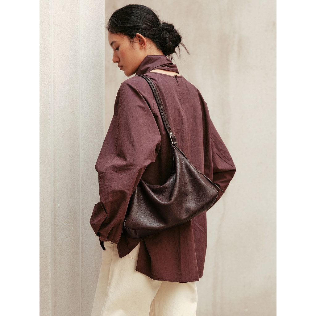 AVALEA Valerie primeira camada vegetal curtido couro felicidade saco grande Retro hobo saco de ombro bolsa feminina C425