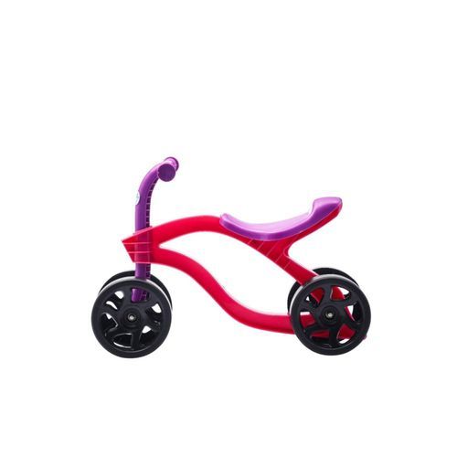 Bicicleta Equilibrio Infantil 4 Rodas Rosa Design Futurista Seguranca Desenvolvimento