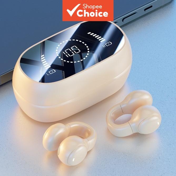 Fones de ouvido X51 - Condução óssea, sem fio, para jogos, com cancelamento de ruído, esportivos, com bateria de longa