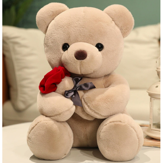 Presentes De Urso Rosa Para Mamãe , Bicho De Pelúcia De Ursinho , Dia Dos Namorados Sua Namorada , Brinquedo Macio E Ado