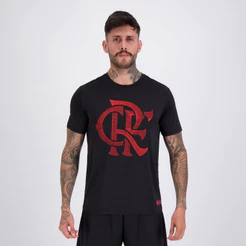 Camisa Flamengo Escudo Preta
