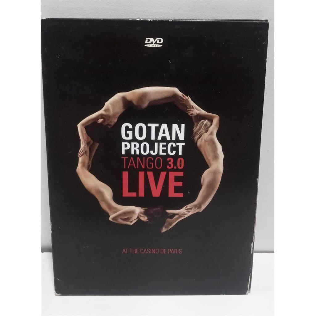 DVD Gotan Project Tango 3.0 Live -  At The Casino De Paris direção Prisca Lobjoy