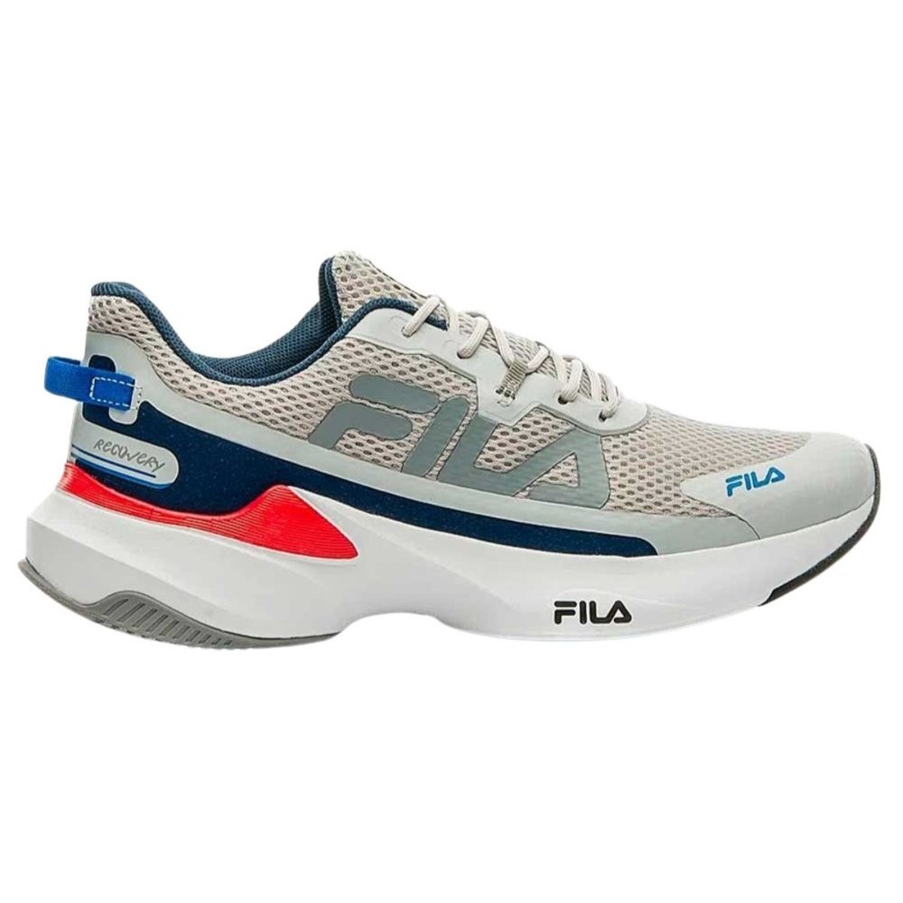 Tênis Fila Recovery Masculino Caminhada Ultra Conforto Leve Amortecimento Dia a Dia