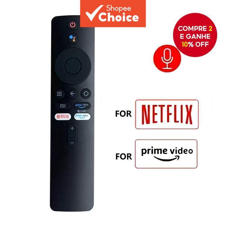 Controle remoto universal para TV box XIAOMI, modelo 7 em 1, suporta função de voz para TVs box mais recentes