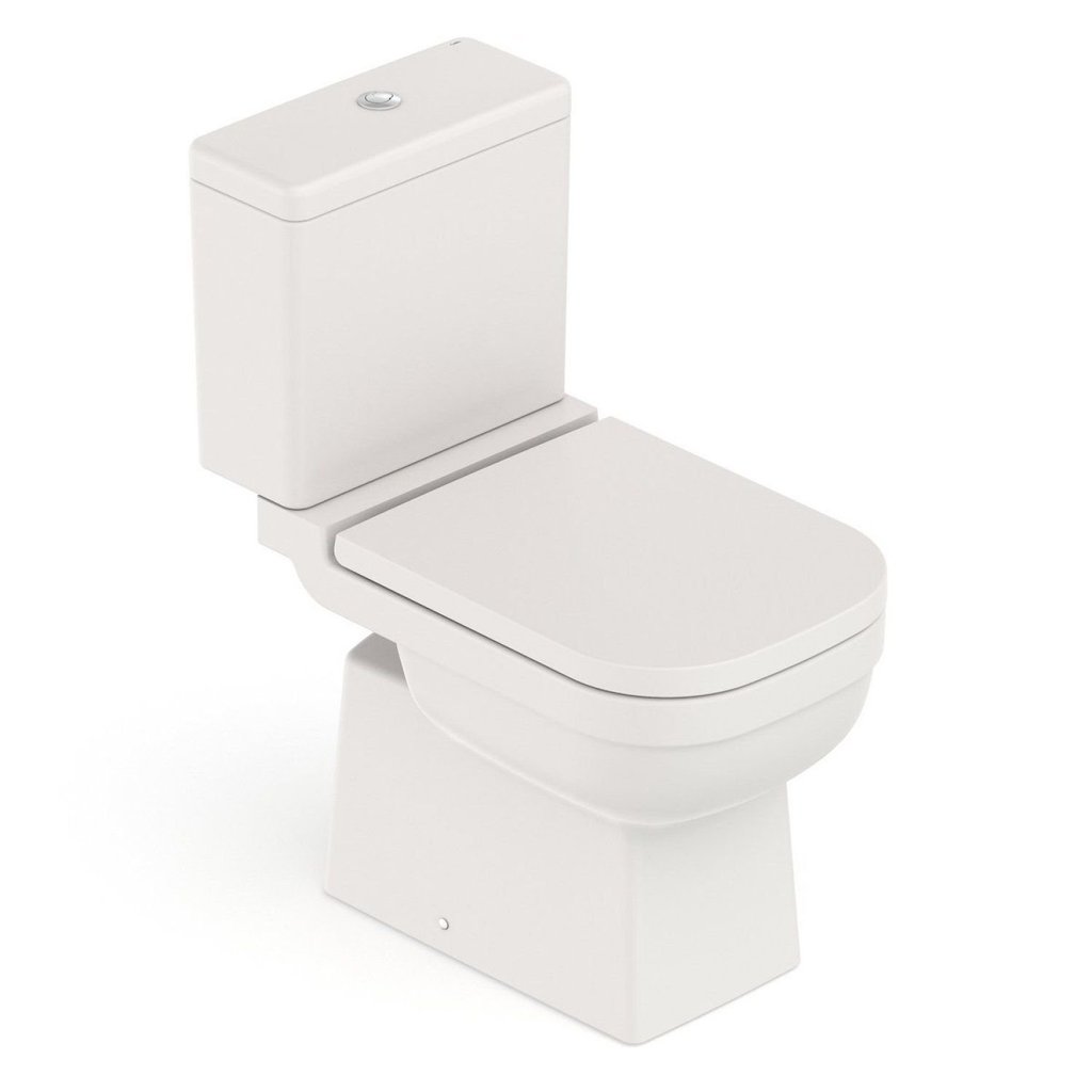 Kit Bacia com Caixa Acoplada Assento Termofixo Elite Celite Bege