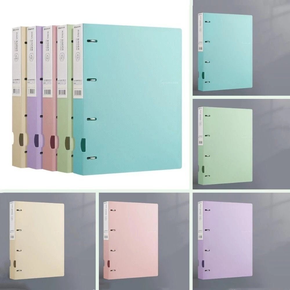 Fichário A4 4 Argolas Metálicas Pasta Organizadora Grande para Documentos Escritorio