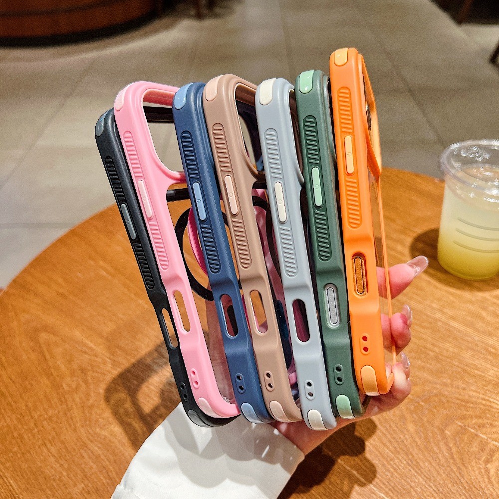 Capa De Telefone Armadura Magnética Rígida 2 Em 1 Para Samsung A37 A57 A56 A55 A54 A36 A35 A34 A26 A17 A16 A15 A14 A07 A