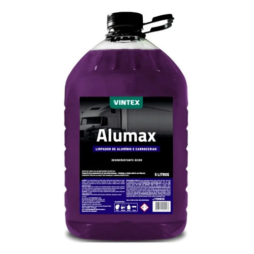 Alumax 5 Litros Limpa Alumínio Baú Caminhão Aro Chassis Carrocerias De Inox E Ma