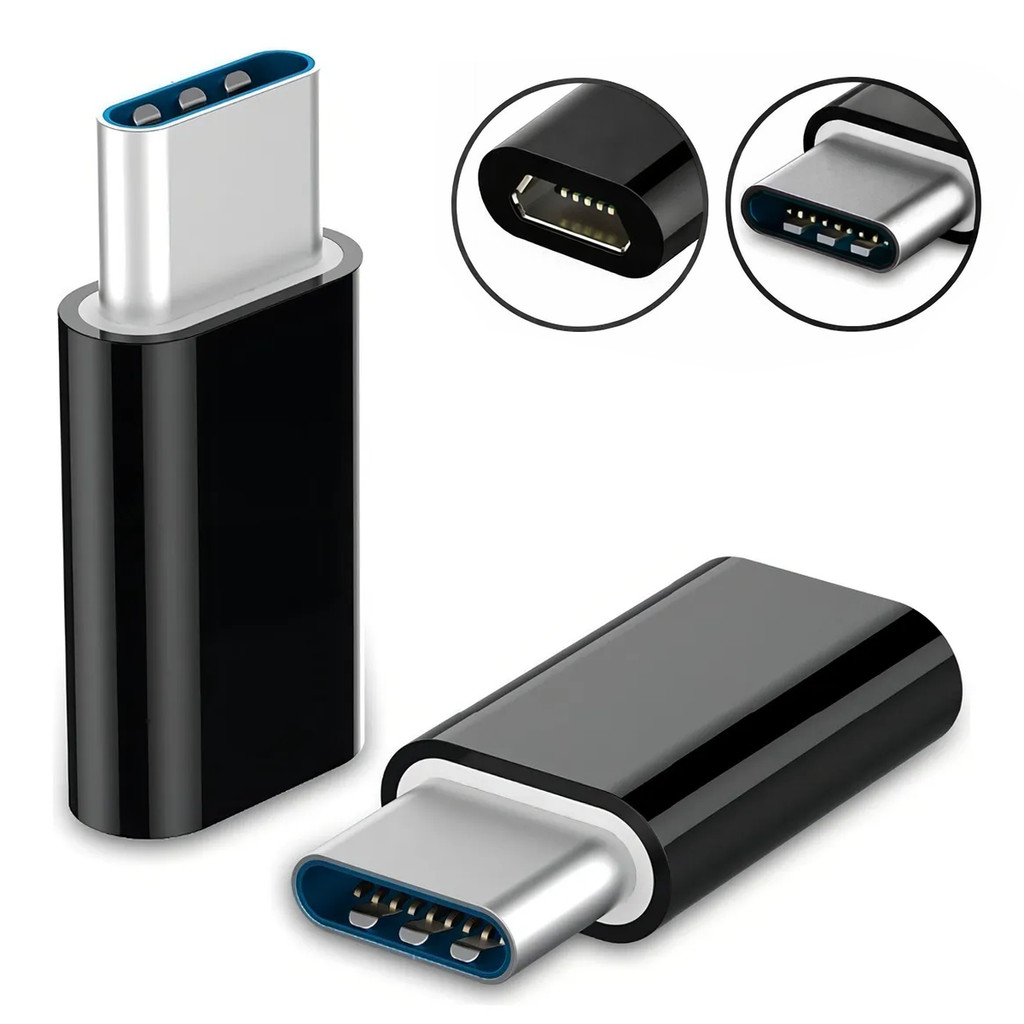 Adaptador OTG Micro USB (V8) para Tipo C Inova Transferência de Dados