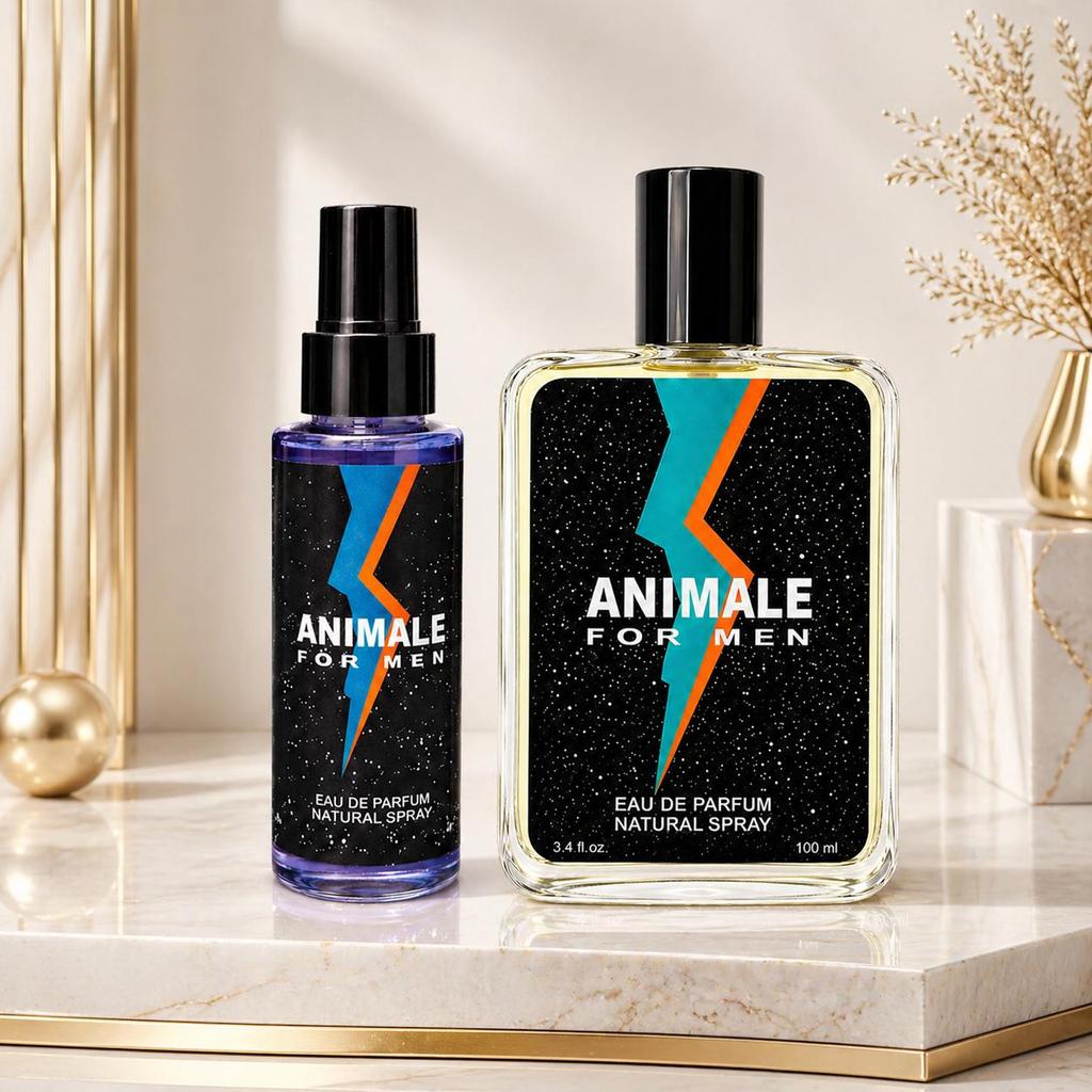 Combo Perfume + Body Splash Animale For Men 100ml Masculino Oriental Especiado