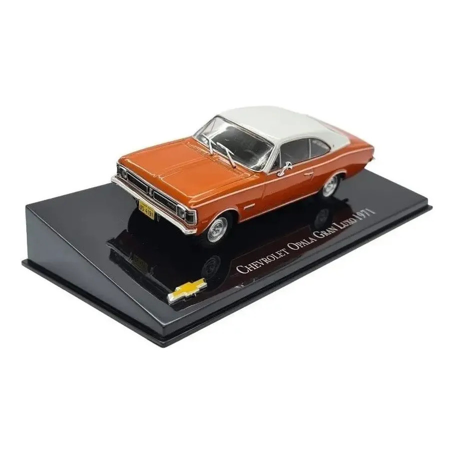 Miniatura Chevrolet Opala Gran Luxo 1971 1:43 Ixo Laranja