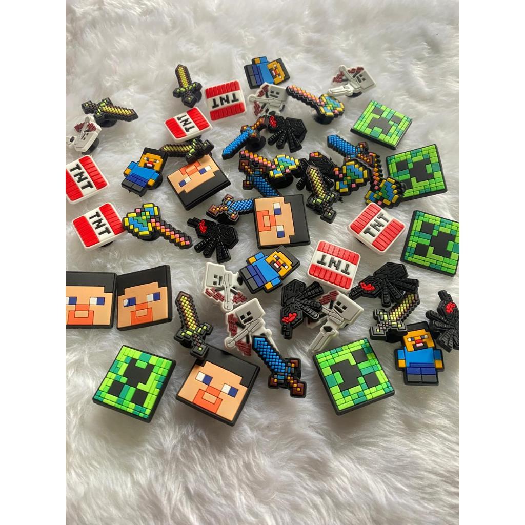 Kit 3 a 5 Pins Emborrachados para Babuche - Joguinho do Quadrado