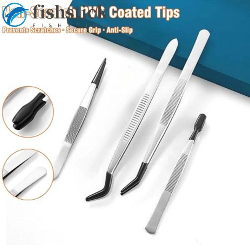 FISHSTICKA 2/3/4/5/6 Unidades Kit De Pinças Sem Moldura , Conjunto Com Ponta Plana Reta De Fina