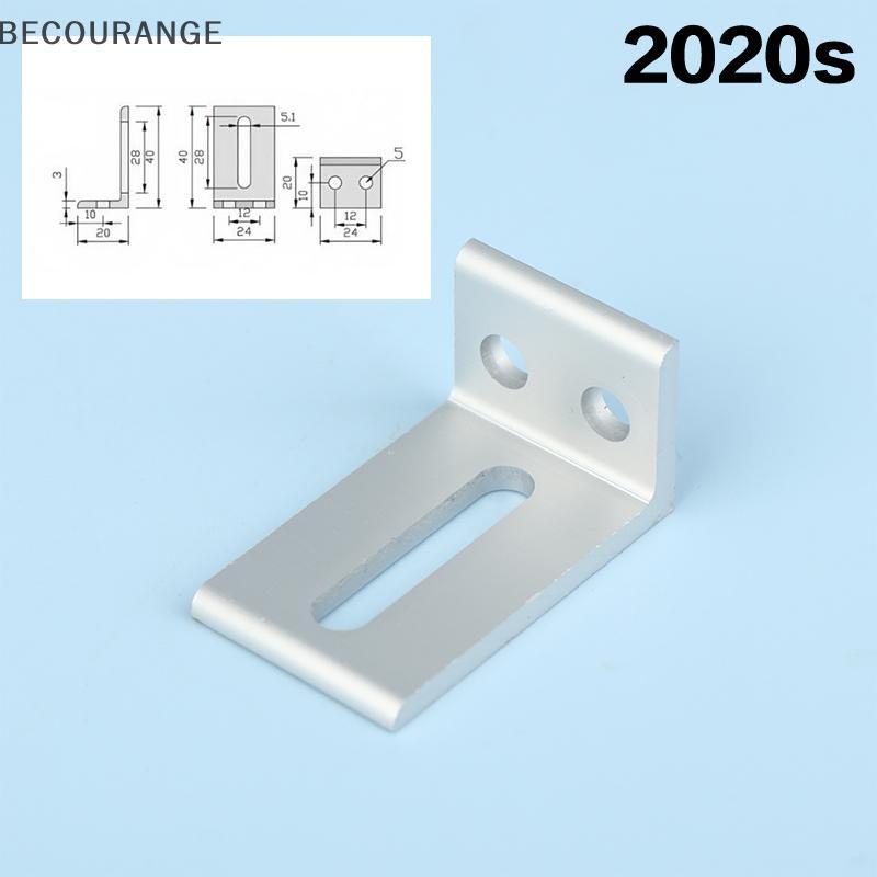 BEC 1/2 Unidades De Suporte De Placa De Camada De Perfil De Alumínio Braets 2020 3030 4040 Peças De Fixação Lateral Exte