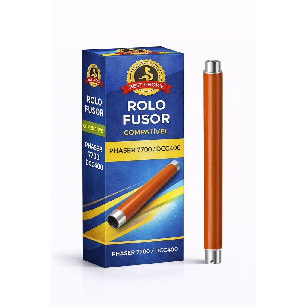 Rolo Fusor Phaser 7700 DCC400 Compatível Com Xerox