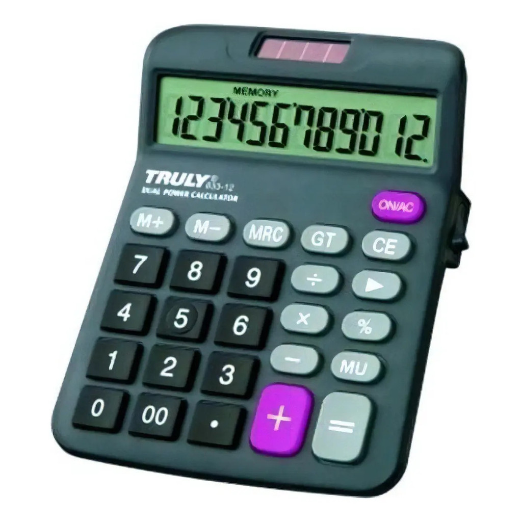Calculadora De Mesa Procalc 833-12 12 Dígitos Preto Básica