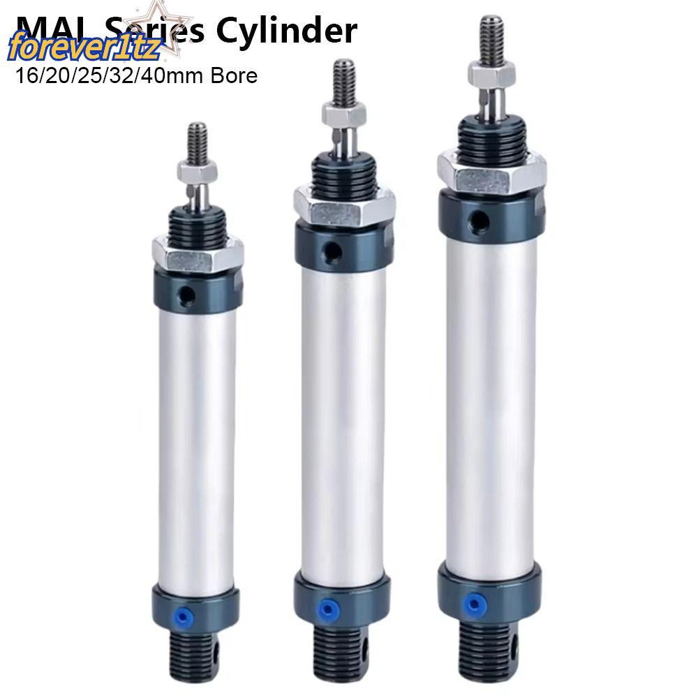 Cilindro MAL FOREVERTZ 1 Unidade , De Ar Pneumático Comprimido Duplo Strok 25/50/75/100mm , Liga De Alumínio